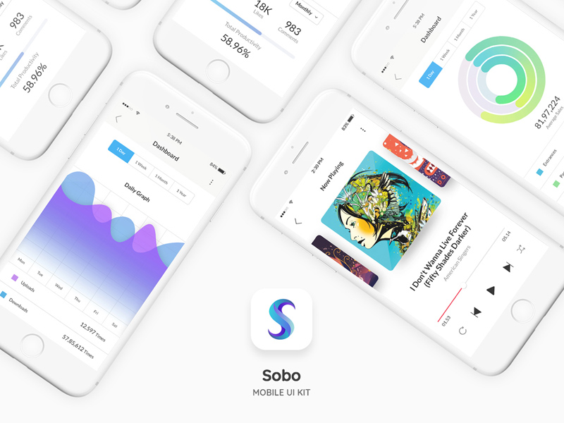 Sobo Mobile UI Kit