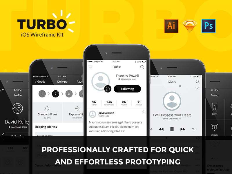 Kit de estructura alámbrica Turbo iOS