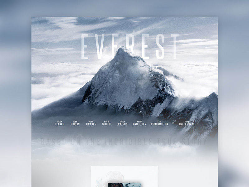 Modèle de film Everest