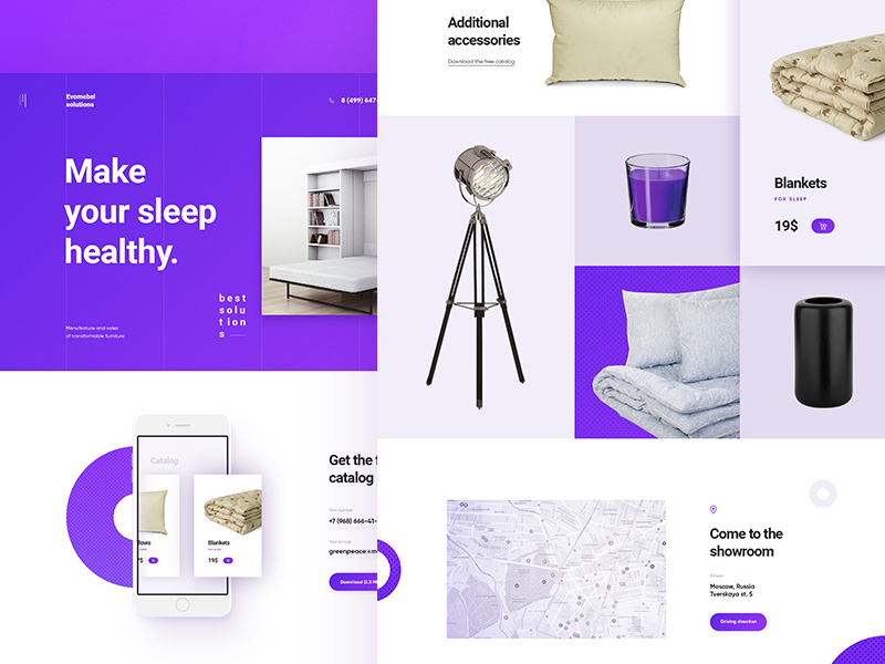 Amethyst – Furniture and Accessories Website Template