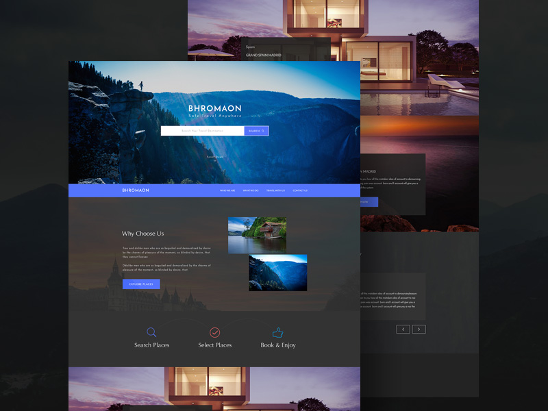 Bhromaon Travel Agency Template