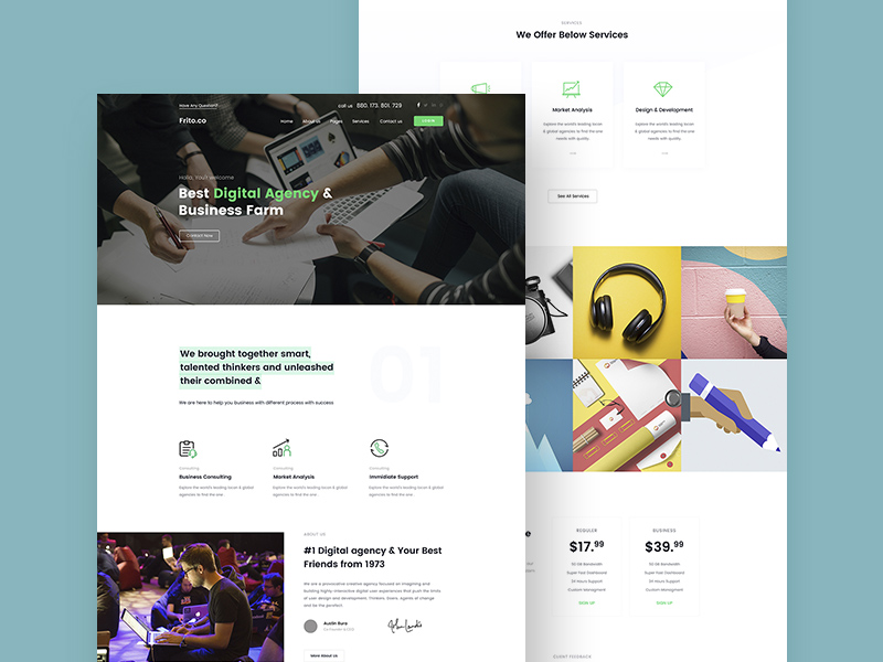 Small Business Website Template