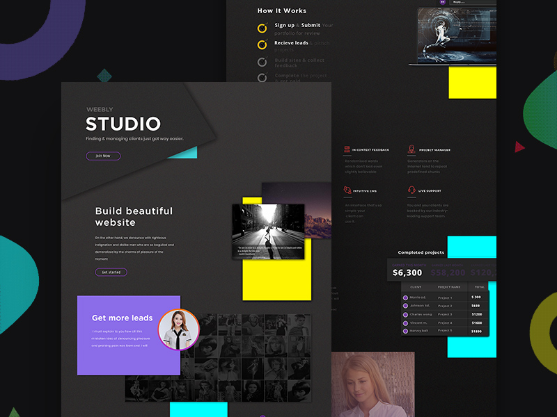 Creative Studio Website Template | Free PSD Templates