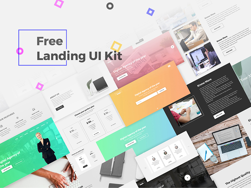 Landing Page UI Kit