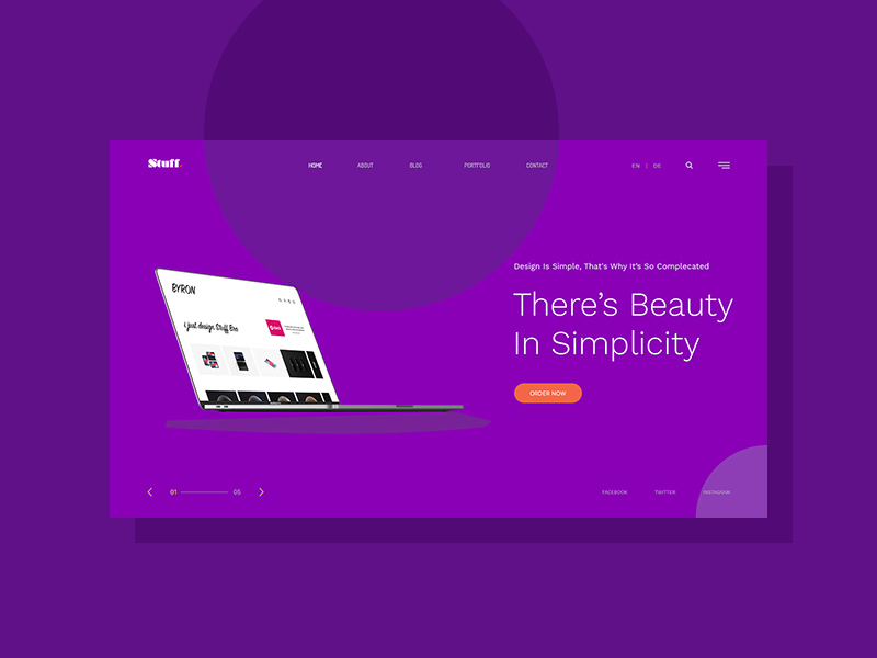 Product Showcasing UI Landing Page Template