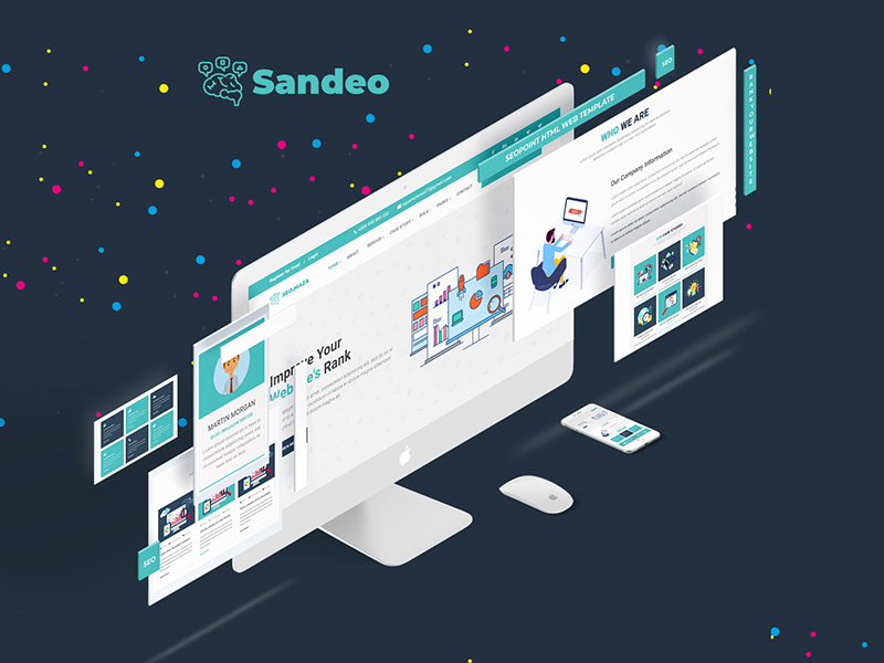 Сандео — Seo Ответственный шаблон Bootstrap