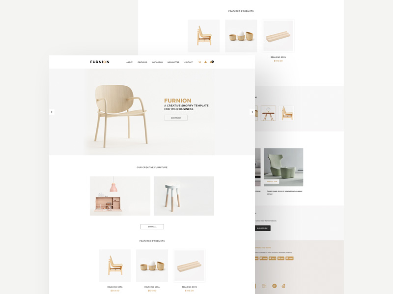 Furnion Shopify Store Template