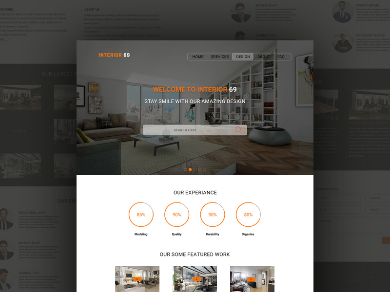 Interior69 One Page Template