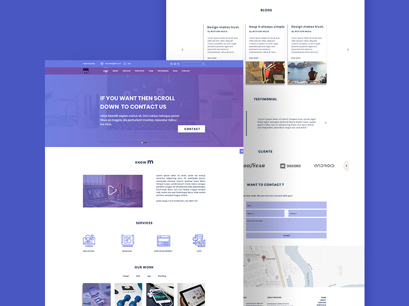 Free Single Page Template
