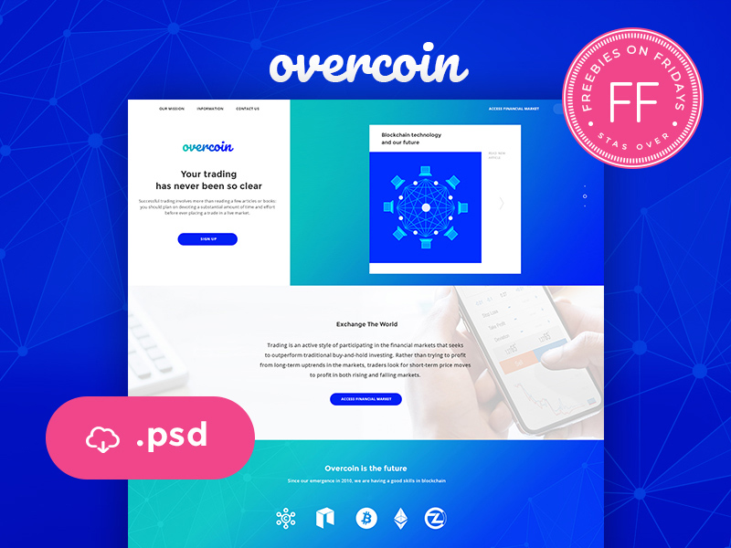 Overcoin Cryptocurrency Template