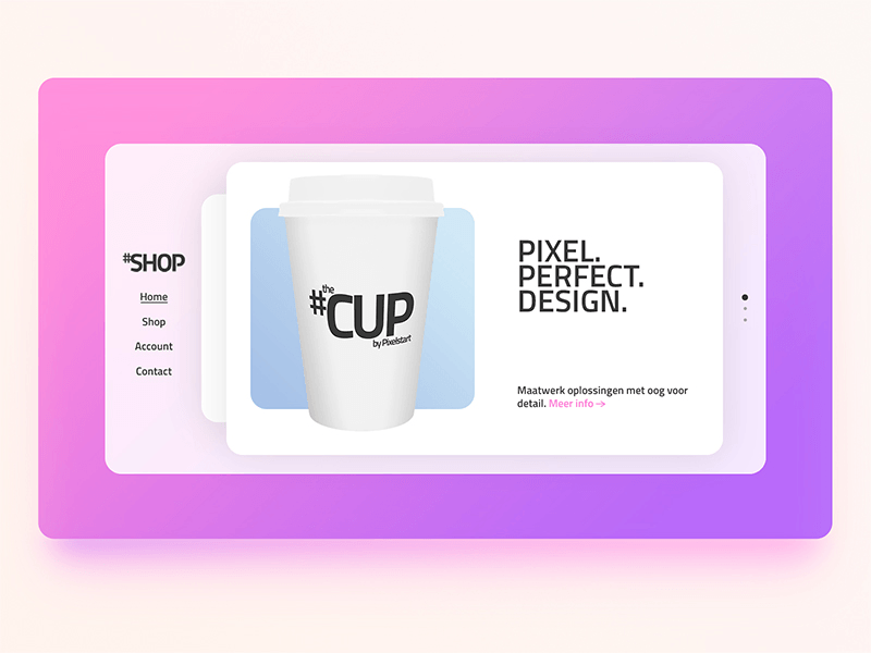 Shop Concept Website-Vorlage