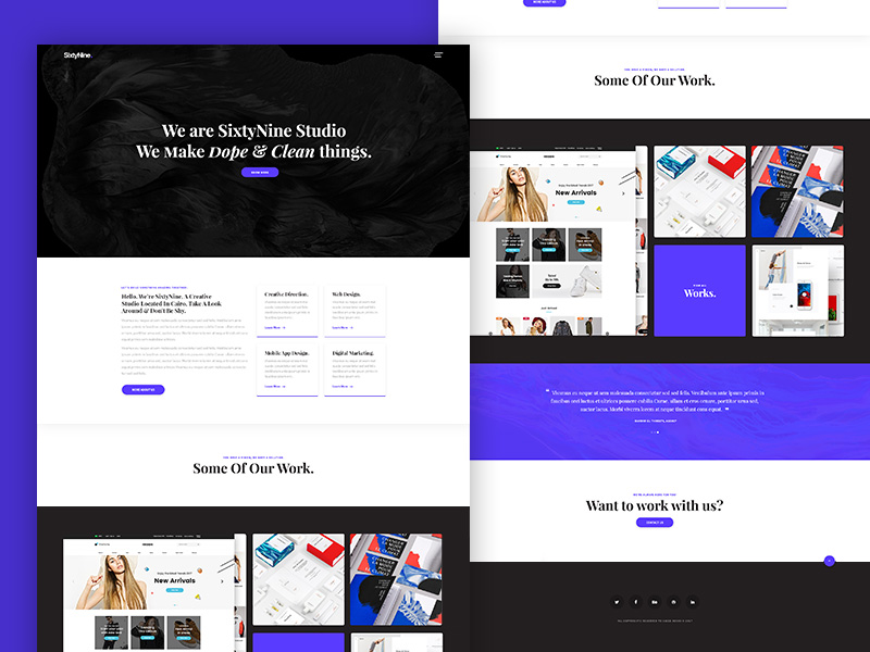 SixtyNine Agency Template