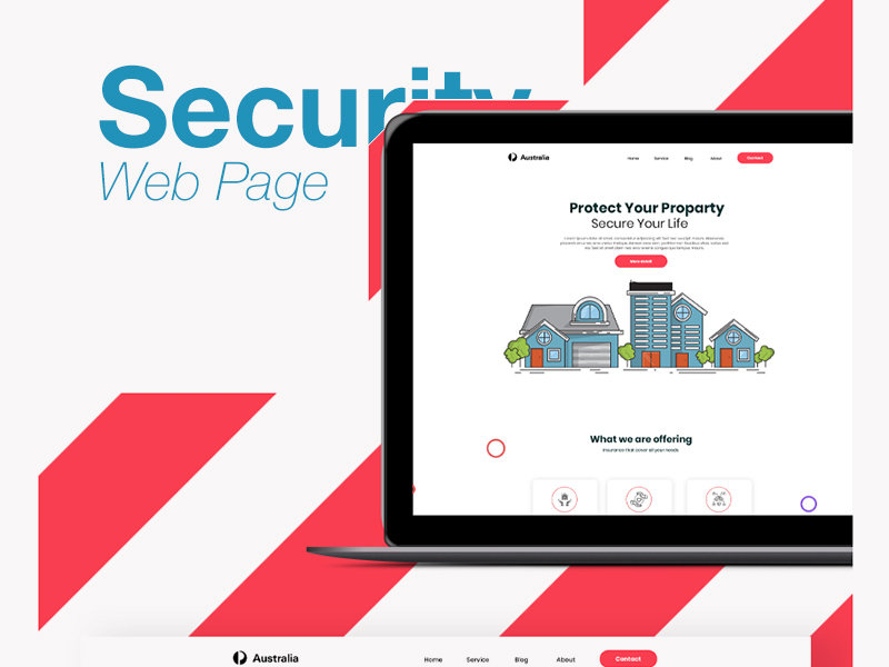 Modèle de site Web de sécurité
