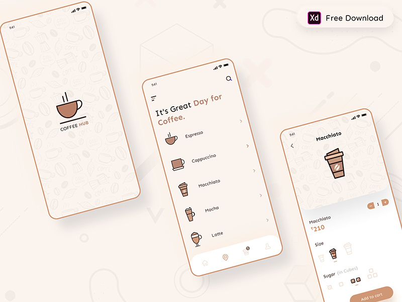 Кофейня App Дизайн