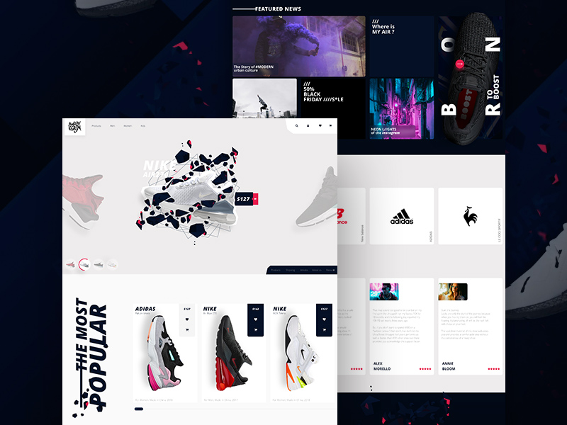adobe xd ecommerce template free download