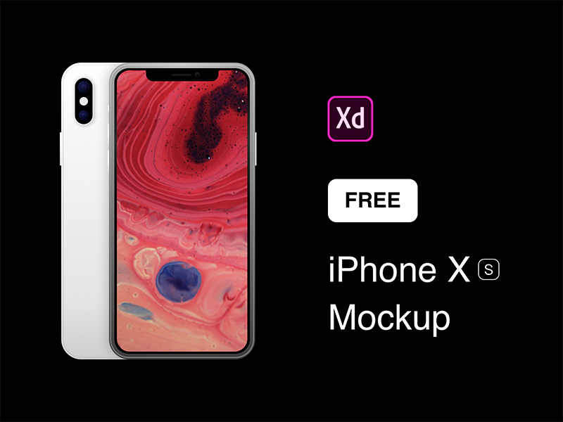 Бесплатный iPhone XS Mockup