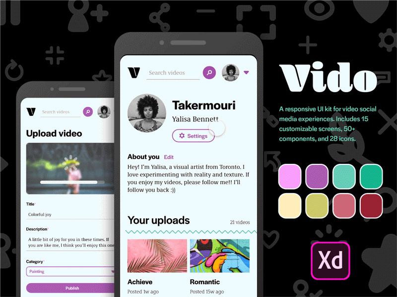 Kit de interfaz de usuario de experiencia de vídeo