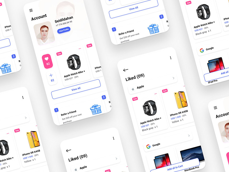 Adobe Xd Online Store Template