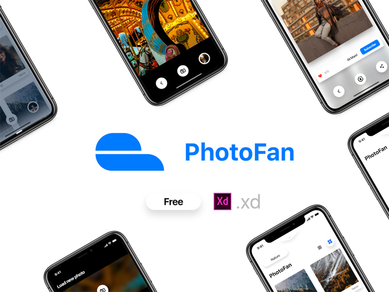 PhotoFan | Xd Mobile App Konzept