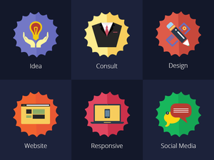 Flat Services Icons