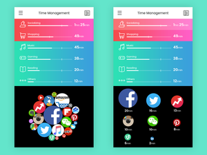 Zeitmanagement-App
