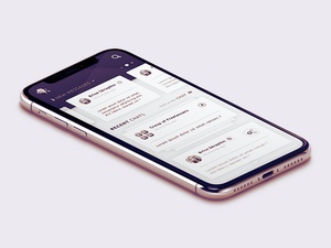 Chat-App-Bildschirmdesign