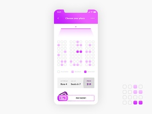 Kino-Tickets App-Design