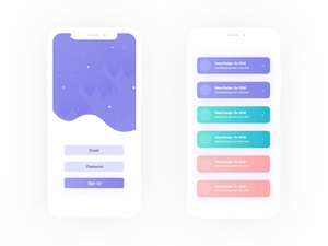 Mobile Article UI Design