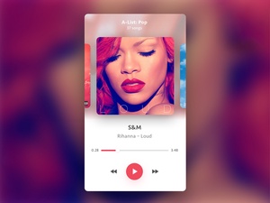 Simple Music Player Template