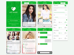 Dating-App-Benutzeroberfläche