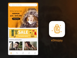 eCommerce App Homescreen