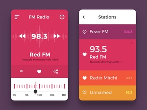 Radio UI Konzept