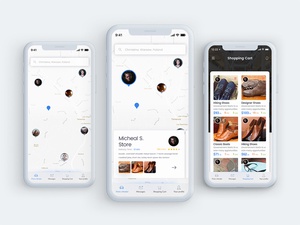 Shopping App UI For iPhone X