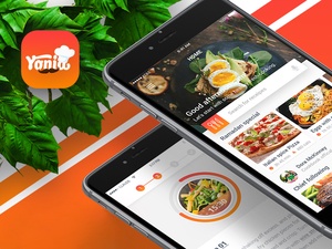 Yonia Food Rezepte iOS Mobile App Design