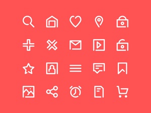 20 Outline Icons