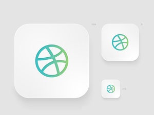 Icon App Template Mockup