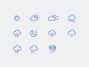 Weather App Icons