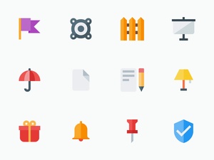 Material Design Flat Icons