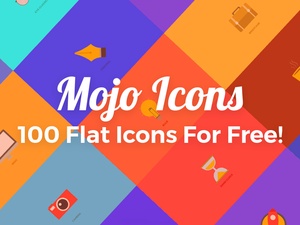 Mojo Icons | 100 Flat Icons