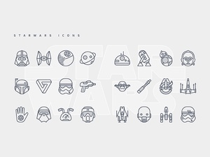 Star Wars Vector Icons