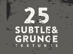 25 Texturas Grunge & Sutiles Vectores