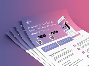 Promotional Flyer Template For Apps