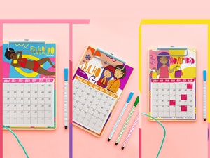 2019 Calendar Illustrations