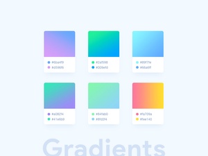 Options de gradients Web propres