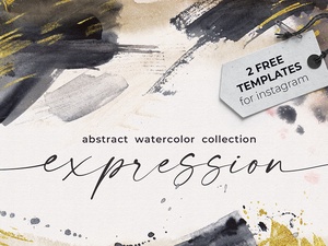 Colección abstracta de Instagram Expresión