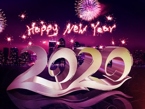 Happy New Year 2020 Banner & Flyer