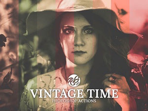 Vintage Time Photoshop Actions