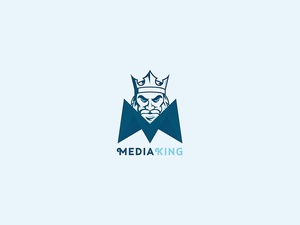 Medienkönig Unbenutztes Logo