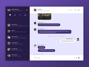 Messenger-UI-Konzept