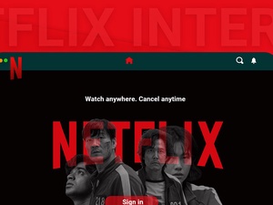 Concept de refonte de connexion Web Netflix UI